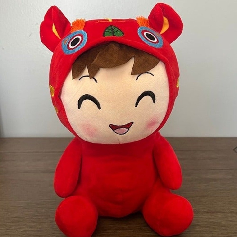 LankyBox Adam Year of the Tiger Red Costume Anime Kawaii Plush Stuffed Animal